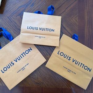 Louis Vuitton shopping bags